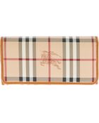 Burberry Checked Purse - Lyst