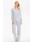 Carole Hochman Designs Vintage Rose Pajamas - Lyst