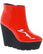 Cheap Monday Monolit Wedge Boot - Lyst