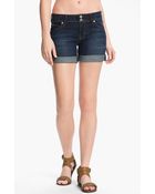 Hudson Croxley Cuff Denim Shorts Iconic - Lyst