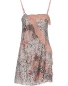 Liu Jo Short Dress - Lyst