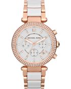 Michael Kors Mk5774 Parker Rose Gold-Plated Watch - Lyst