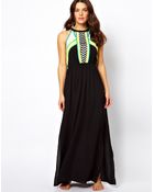 River Island Micha Maxi Beach Dress - Lyst