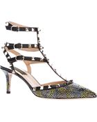 Valentino Fancy Camouflage Swarovski Pump - Lyst