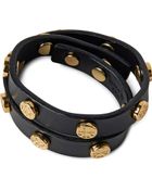 Tory Burch Leather Wrap Bracelet - Lyst