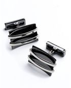 Kenneth Cole Layered Cuff Links - Lyst