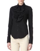 Ralph Lauren Ember Ruffled Shirt - Lyst
