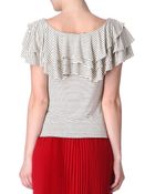 Ralph Lauren Doris Ruffled Top - Lyst