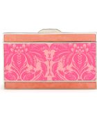 Anya Hindmarch Duchess Valentine Satin Box Clutch - Lyst