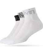 Calvin Klein Pack Of Three Logo Socks - Lyst