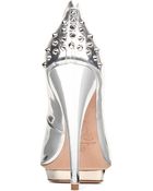 McQ by Alexander McQueen Studded Leather Court Shoes - Lyst