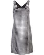 Michael Kors Jacquard Zip Dress - Lyst