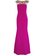 Notte By Marchesa Necklace Gown - Lyst