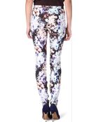 Theyskens' Theory Printed Trousers - Lyst