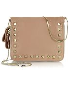 Valentino Rockstud Zippered Shoulder Bag - Lyst