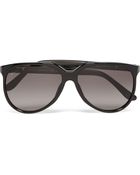 Gucci Acetate Aviator Sunglasses - Lyst