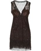 Ermanno Scervino Short Dresses - Lyst