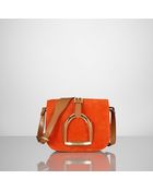 Ralph Lauren Stirrup Flap Shoulder Bag - Lyst