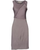 Halston Heritage Knee-Length Dress - Lyst