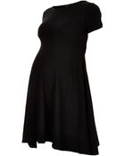 Topshop Maternity Short Sleeve Flippy Dress - Lyst