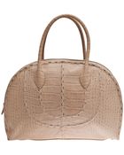 Alaïa Printed Croc Bowling Bag - Lyst