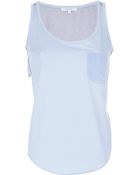 Carven Mesh Back Tank Top - Lyst