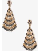 Forever 21 Teardrop Fringe Earrings - Lyst