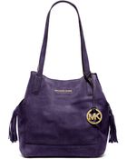 Michael Kors Large Ashbury Suede Grab Bag - Lyst