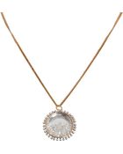 Renee Lewis Pearlrimmed Diamond Shake Pendant Necklace - Lyst