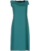 Elie Tahari Kneelength Dress - Lyst