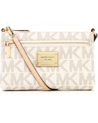 MICHAEL Michael Kors Jet Set Large Monogram Wristlet - Lyst