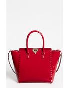 Valentino Punkouture Double Handle Tote - Lyst