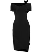 Roland Mouret Alfred Cutout Scubajersey Dress - Lyst