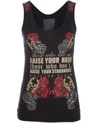 Philipp Plein Skull and Rose Vest - Lyst