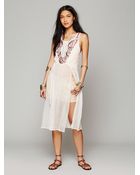 Free People Embellished Open Panel Maxi - Lyst