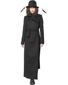 Ann Demeulemeester Virgin Wool Cashmere Cloth Coat - Lyst