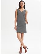 Banana Republic Striped Knit Tank Dress - Lyst