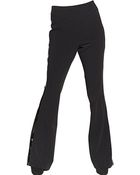 Cher Michel Klein Boot Cut Stretch Crepe Trousers - Lyst