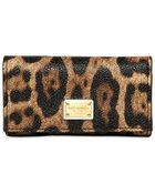 Dolce & Gabbana Leopard Printed Key Holder - Lyst