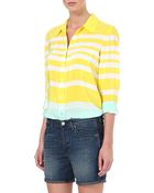 Equipment Brett Striped Shirt - Lyst