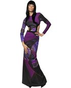 Etro Printed Viscose Cady Long Dress - Lyst