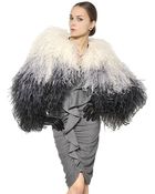 Givenchy Ostrich Feather Bolero Fur Jacket - Lyst