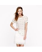 J.Crew Embroidered Voile Top - Lyst