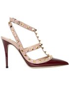 Valentino 100mm Rock-stud Patent Leather Pumps - Lyst
