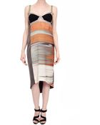 VPL Insertion Dress Orange - Lyst