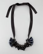 Marni Beaded Ribbon Tie Necklace - Lyst