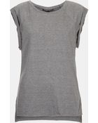 Topshop High Roller Specked Tee Petite - Lyst