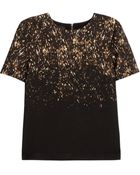 Burberry Prorsum Leopard print Wool jersey Top - Lyst