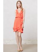 Sachin & Babi Dotted Ruffle Dress - Lyst