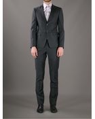 Emporio Armani Two Button Suit - Lyst